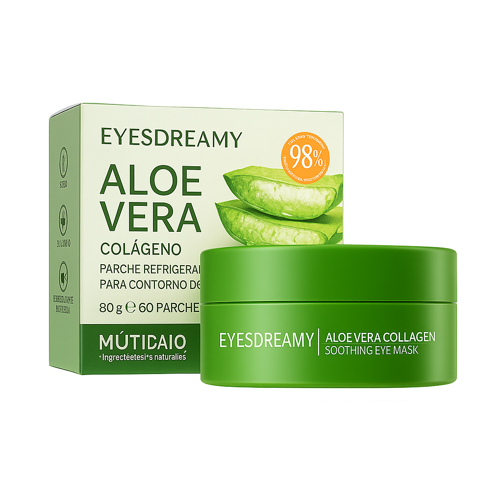 Masque Aloe&Collagène Cristal Hypoallergénique Soin Hydradant